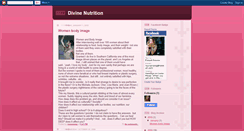 Desktop Screenshot of divinenutrition-holistichealth.blogspot.com