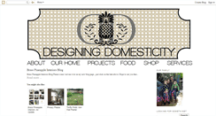 Desktop Screenshot of designingdomesticity.blogspot.com