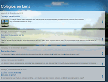 Tablet Screenshot of educacionlima.blogspot.com