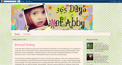 Desktop Screenshot of abby365.blogspot.com