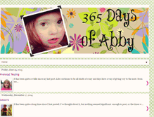 Tablet Screenshot of abby365.blogspot.com