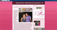 Desktop Screenshot of nenamartinsvereadora.blogspot.com