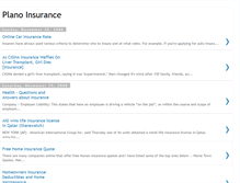Tablet Screenshot of planoinsurance.blogspot.com