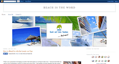 Desktop Screenshot of beachistheword.blogspot.com