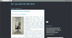 Desktop Screenshot of mylastmoviereview.blogspot.com