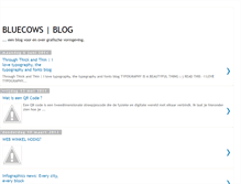 Tablet Screenshot of bluecowgraphicdesign.blogspot.com