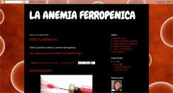 Desktop Screenshot of anemiaferropenica.blogspot.com