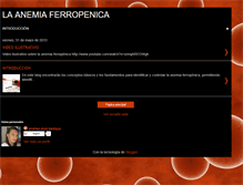 Tablet Screenshot of anemiaferropenica.blogspot.com