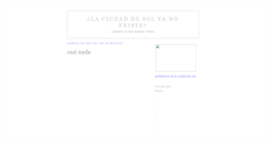 Desktop Screenshot of ciudaddesol.blogspot.com