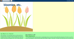 Desktop Screenshot of bloomiesetc.blogspot.com