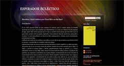 Desktop Screenshot of espiradoreclectico.blogspot.com