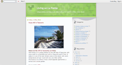 Desktop Screenshot of livingonlapalma.blogspot.com