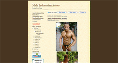 Desktop Screenshot of male-indonesian-actors.blogspot.com