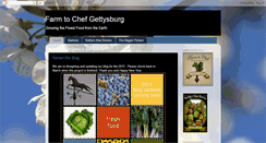 Desktop Screenshot of farmtochefgettysburg.blogspot.com