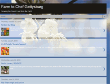 Tablet Screenshot of farmtochefgettysburg.blogspot.com