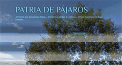 Desktop Screenshot of patriadepajaros.blogspot.com