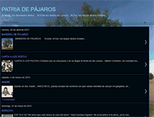 Tablet Screenshot of patriadepajaros.blogspot.com