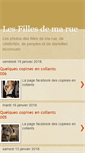 Mobile Screenshot of lesfillesdemarue.blogspot.com