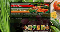 Desktop Screenshot of bestfoods-recipes.blogspot.com