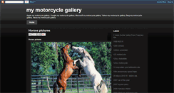 Desktop Screenshot of mymotorcyclegallery.blogspot.com