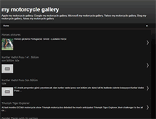 Tablet Screenshot of mymotorcyclegallery.blogspot.com
