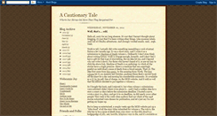 Desktop Screenshot of cautionarytale.blogspot.com