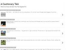 Tablet Screenshot of cautionarytale.blogspot.com