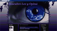 Desktop Screenshot of descubreleeyopina.blogspot.com