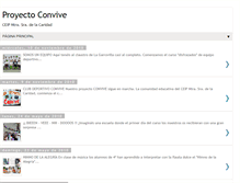 Tablet Screenshot of convivecaridad.blogspot.com