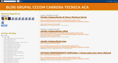 Desktop Screenshot of bloggrupalcccomaca.blogspot.com