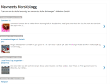 Tablet Screenshot of navneetsnorskblogg.blogspot.com
