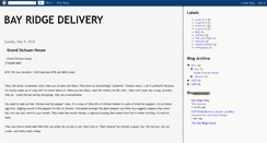 Desktop Screenshot of bayridgedelivery.blogspot.com