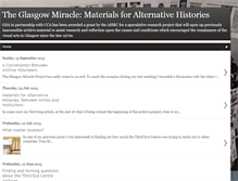 Tablet Screenshot of glasgowmiracle.blogspot.com