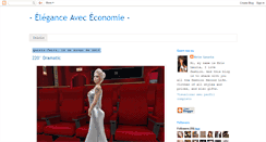 Desktop Screenshot of eleganceavececonomie.blogspot.com