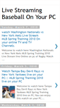 Mobile Screenshot of livestreamingbaseballonyourpc.blogspot.com