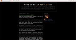 Desktop Screenshot of blackfolkswakeup.blogspot.com