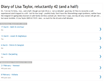 Tablet Screenshot of lisataylordiary.blogspot.com