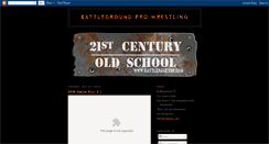 Desktop Screenshot of battlegroundprowrestling.blogspot.com