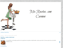 Tablet Screenshot of carmen-lasrecetasdemam.blogspot.com