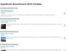 Tablet Screenshot of expedicionbicentenario2010cordoba.blogspot.com