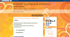 Desktop Screenshot of ambientestecnologiosucv.blogspot.com
