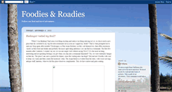 Desktop Screenshot of foodiesnroadies.blogspot.com