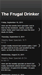 Mobile Screenshot of frugaldrinker.blogspot.com