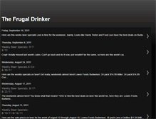 Tablet Screenshot of frugaldrinker.blogspot.com