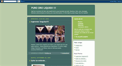 Desktop Screenshot of oroliquido.blogspot.com