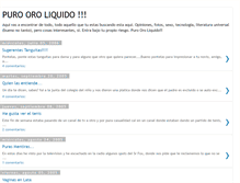 Tablet Screenshot of oroliquido.blogspot.com