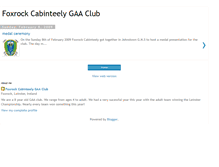 Tablet Screenshot of foxrockcabinteelygaaclub.blogspot.com