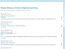 Tablet Screenshot of make-money-online-fast-quick.blogspot.com