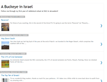 Tablet Screenshot of buckeyeinisrael.blogspot.com