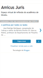 Mobile Screenshot of amicusjuris.blogspot.com